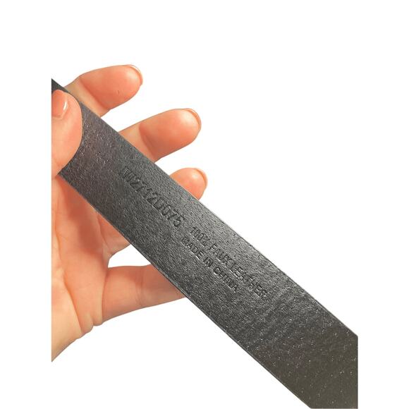 Faux Leather Chromatic Snake Skin Belt Western Retro Costume Art Deco One Size - Picture 3 of 6